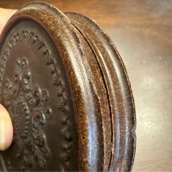 Antique 1856 S. Speck/H. Halverson Wooden Photograph Genuine Union Case Hinged - Picture 8 of 16